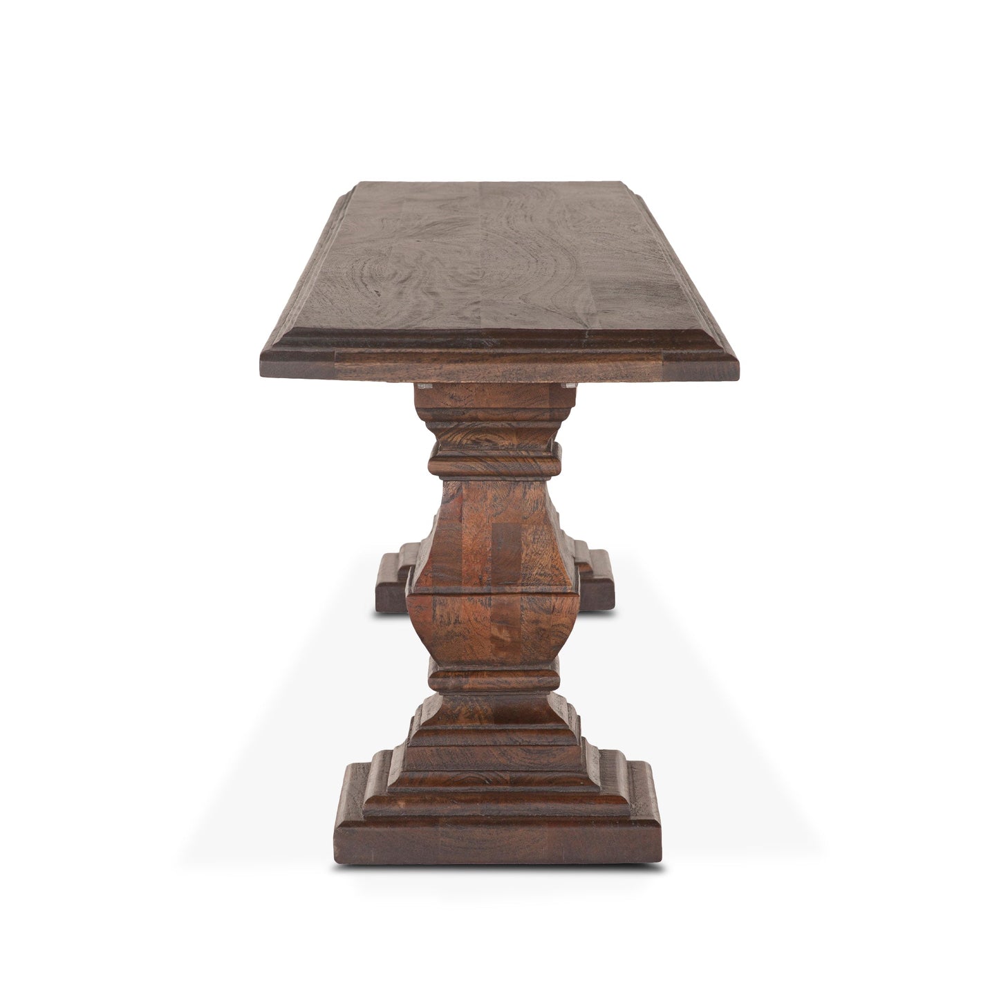 80" Weathered Mango Wood Bench