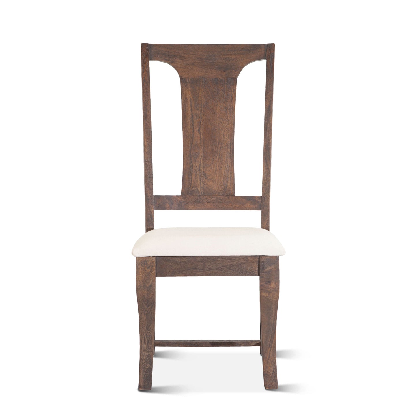 19" Weathered Mango Upholstered Dining Chair