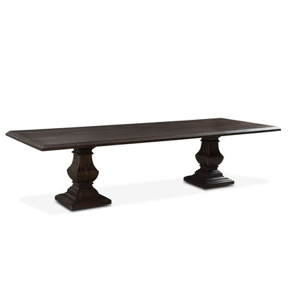 120" Vintage Brown Dining Table