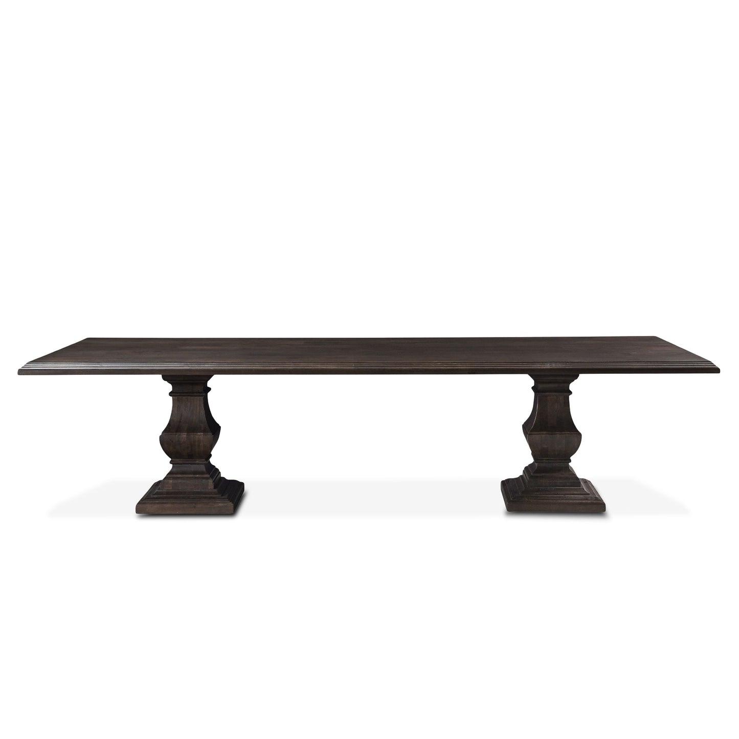 120" Vintage Brown Dining Table