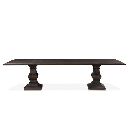 120" Vintage Brown Dining Table