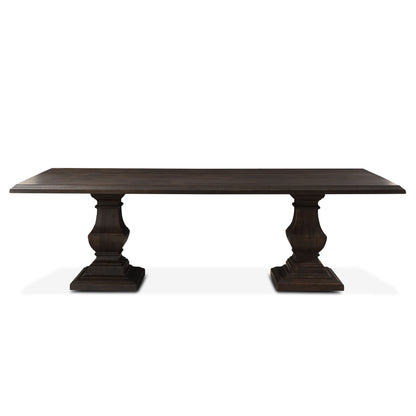 98" Vintage Brown Dining Table