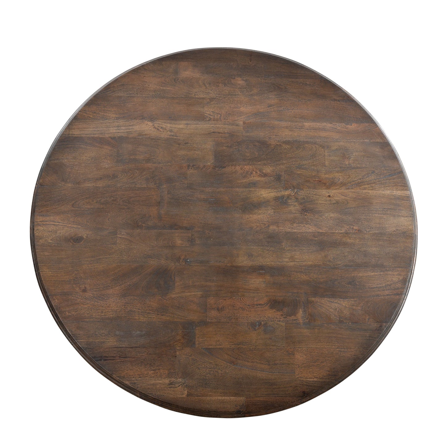 60" Weathered Mango Round Dining Table