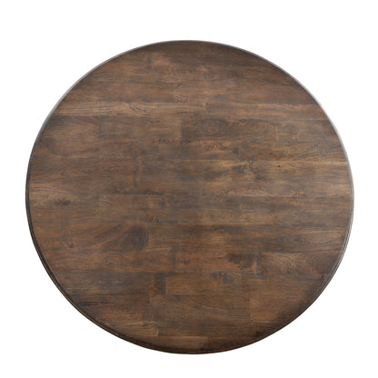 60" Weathered Mango Round Dining Table