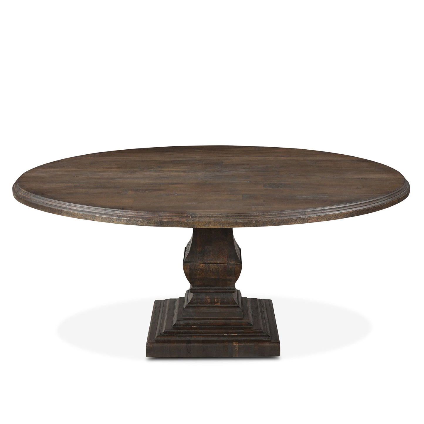 72" Weathered Mango Round Dining Table