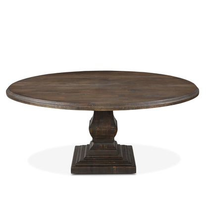72" Weathered Mango Round Dining Table