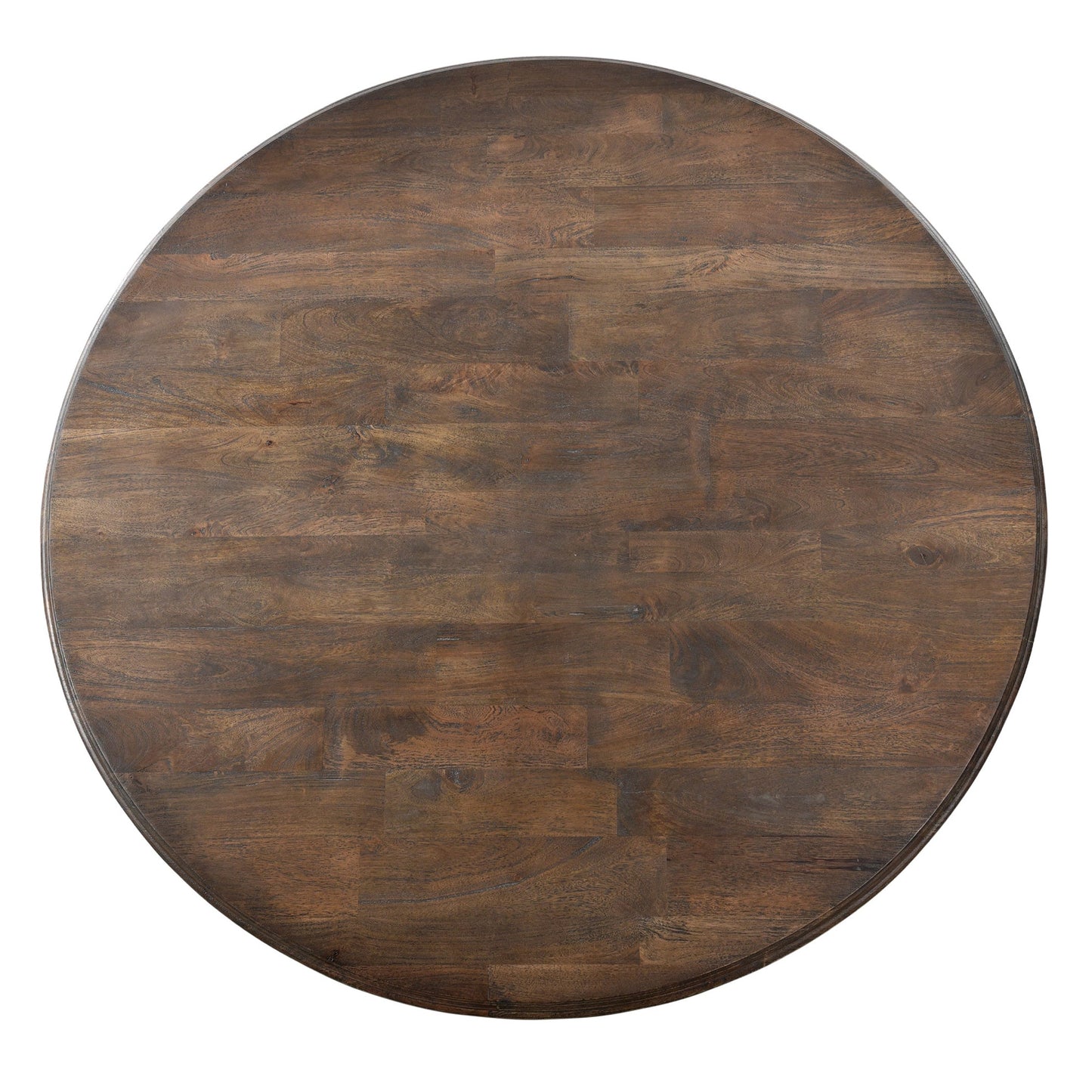 72" Weathered Mango Round Dining Table