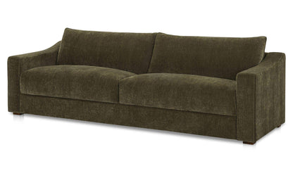 91" Cedar Green Upholstered Sofa