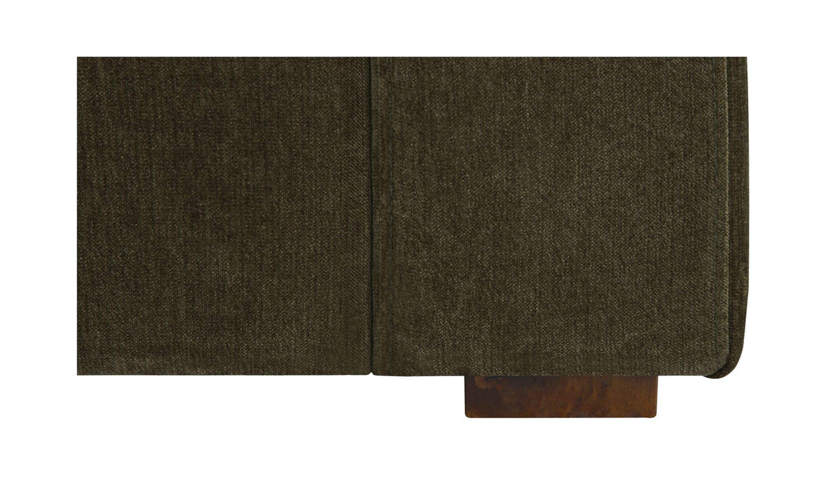 91" Cedar Green Upholstered Sofa
