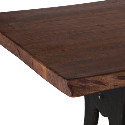 80" Raw Walnut Live Edge Wood Dining Table