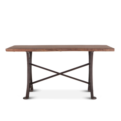 72" Raw Walnut Acacia Wood Gathering Table
