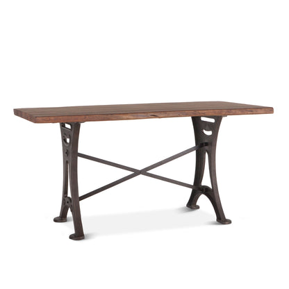 72" Raw Walnut Acacia Wood Gathering Table