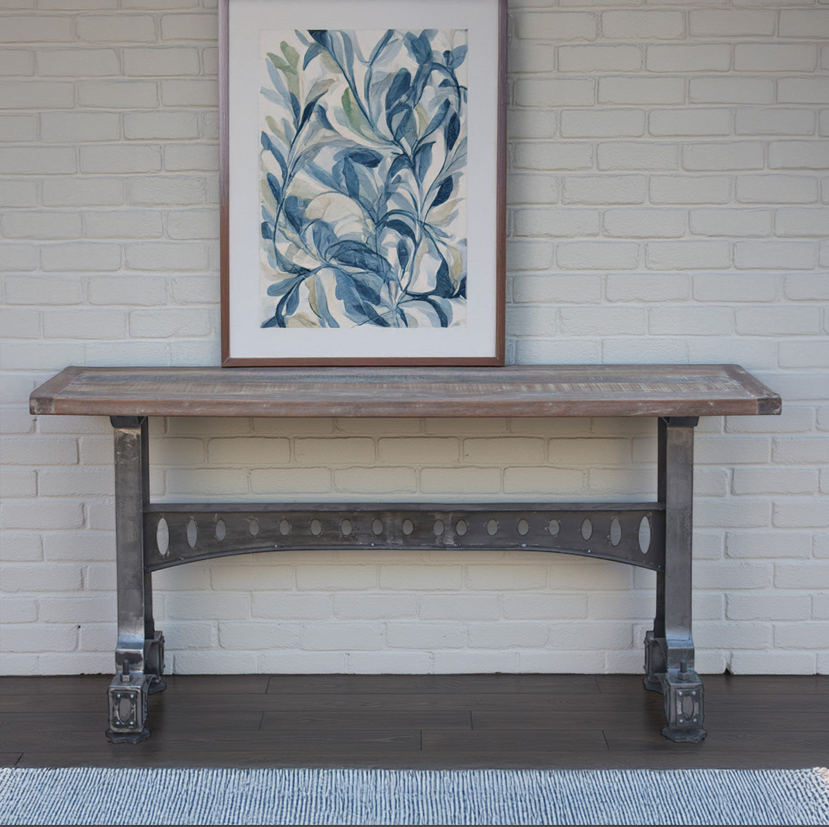 66" Reclaimed Teak Wood Console Table
