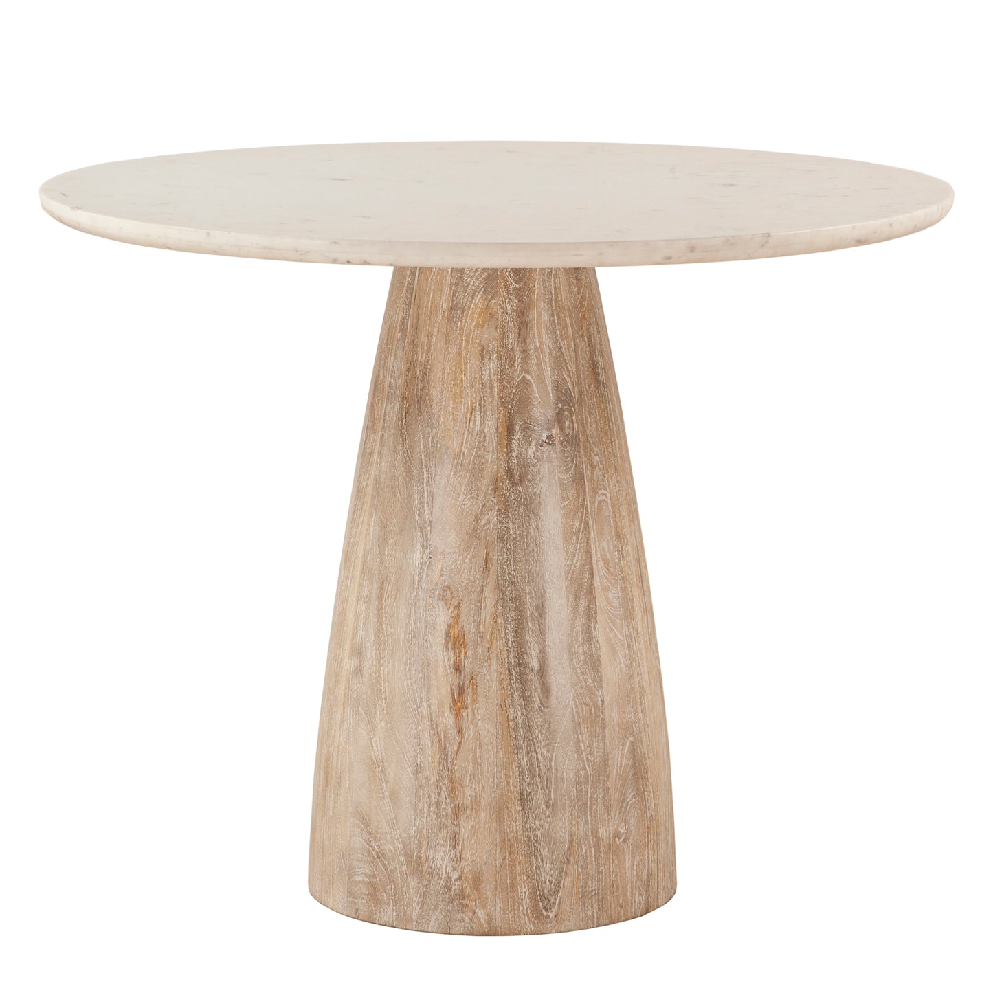 48" White Marble Gathering Table