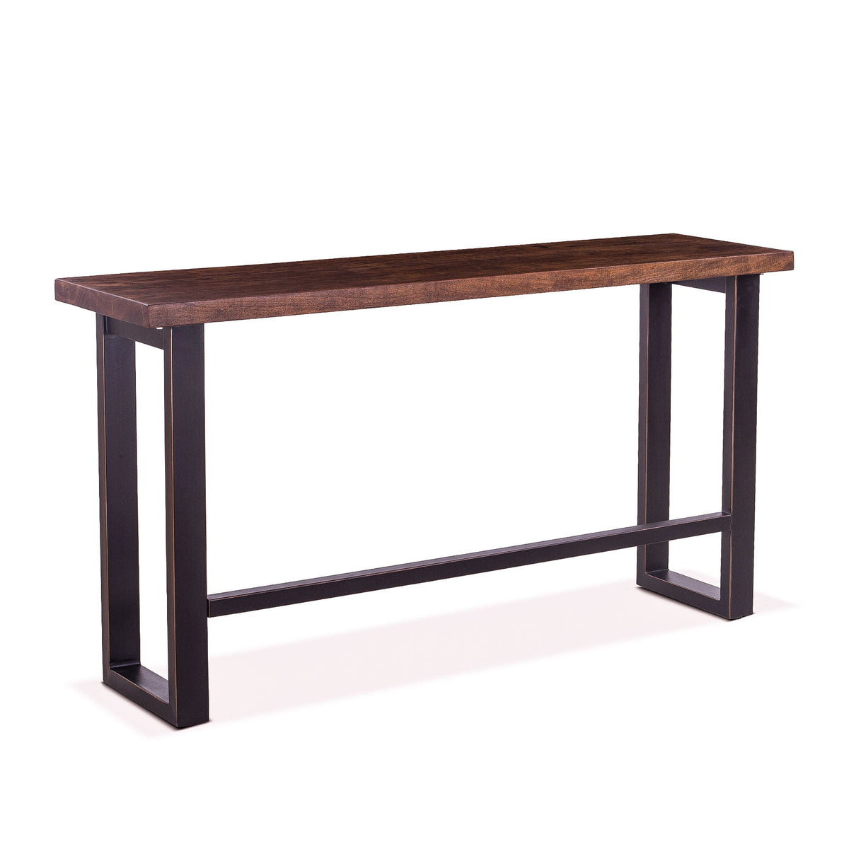 70" Tawny Brown Acacia Wood Console Table