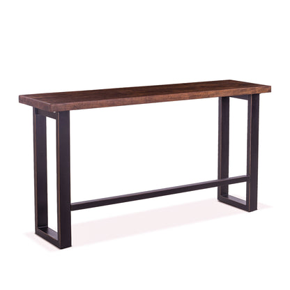 70" Tawny Brown Acacia Wood Console Table