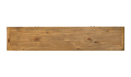 78.75" Rustic Blonde Wood Cabinet