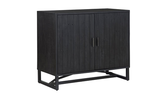 39" Black Stainless Steel Cabinet