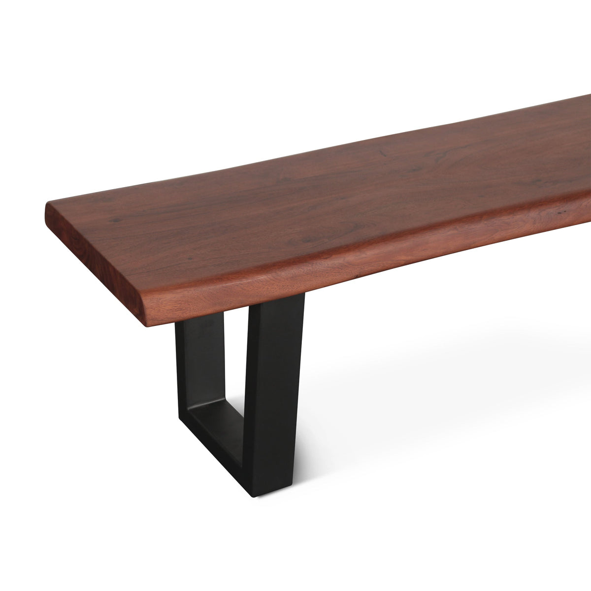 68" Light Sequoia Wood Bench