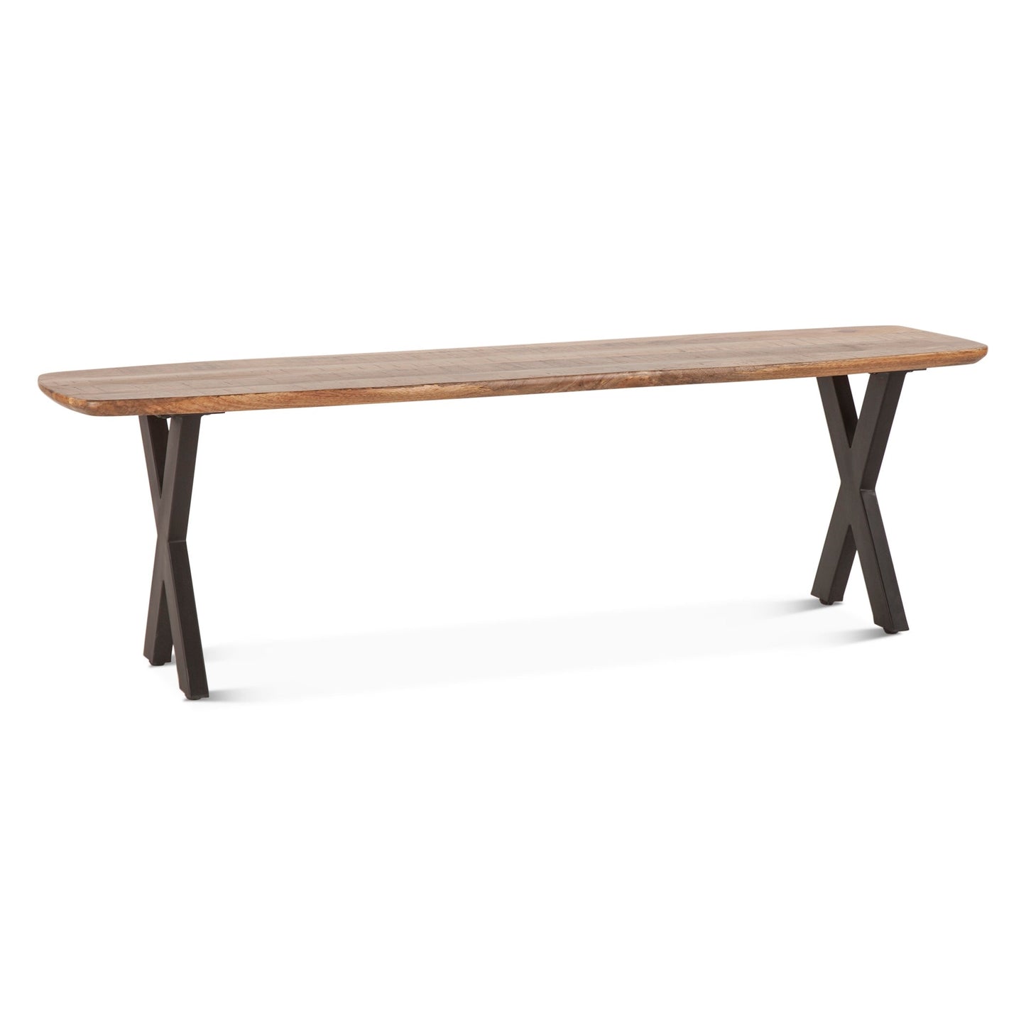 60" Natural Mango Wood Bench