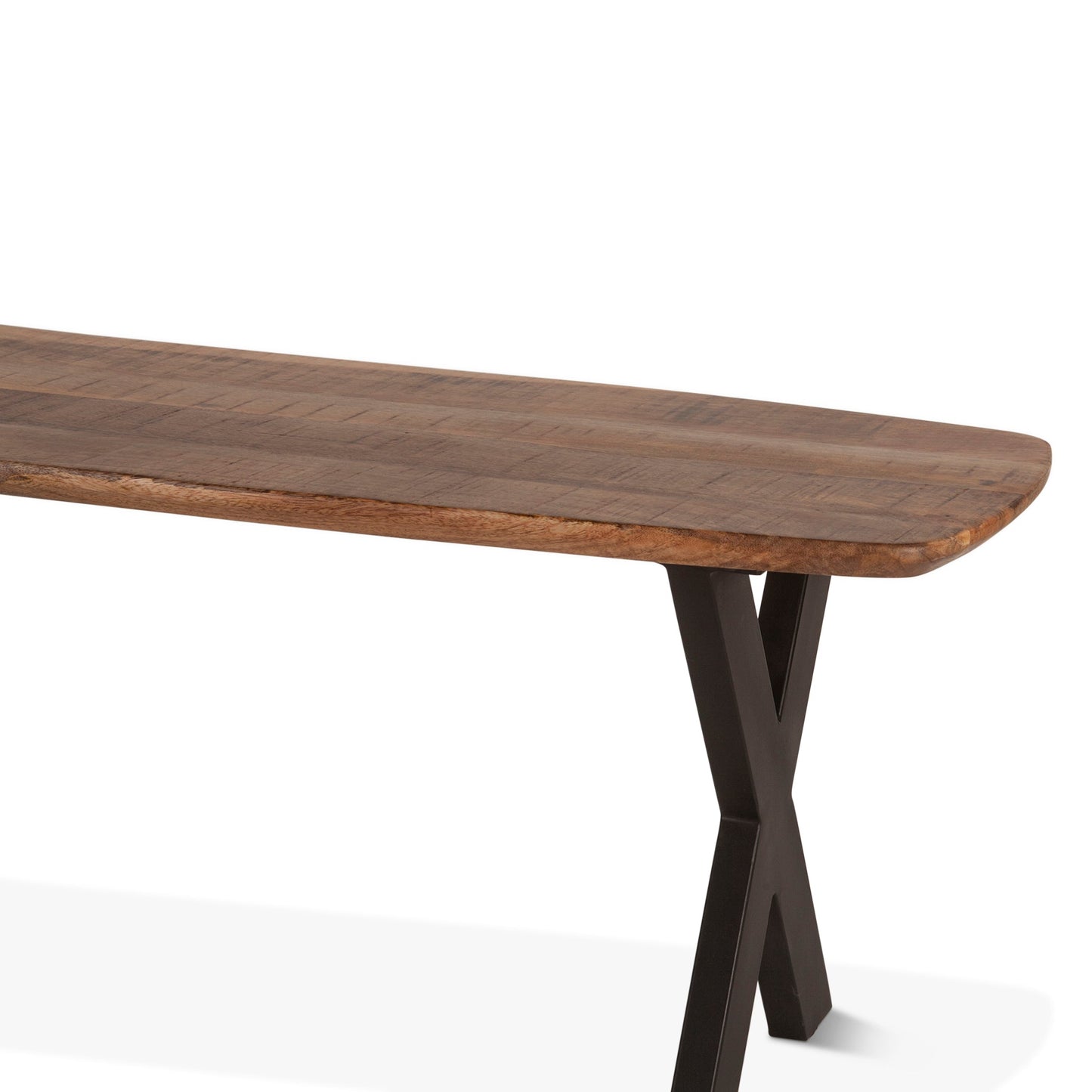 60" Natural Mango Wood Bench