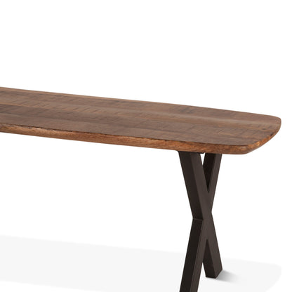 60" Natural Mango Wood Bench