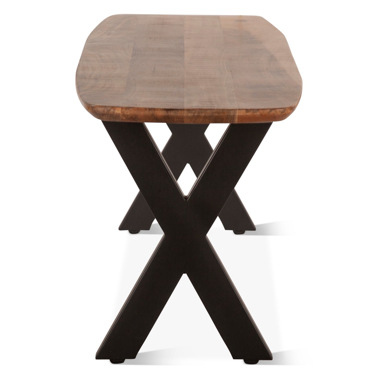 60" Natural Mango Wood Bench