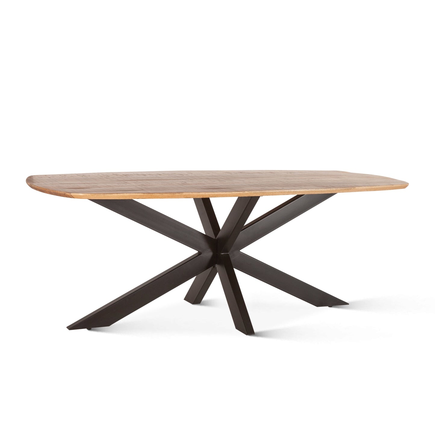 82" Natural Mango Wood Dining Table