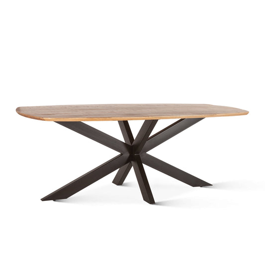82" Natural Mango Wood Dining Table