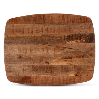 28" Natural Mango Wood Side Table