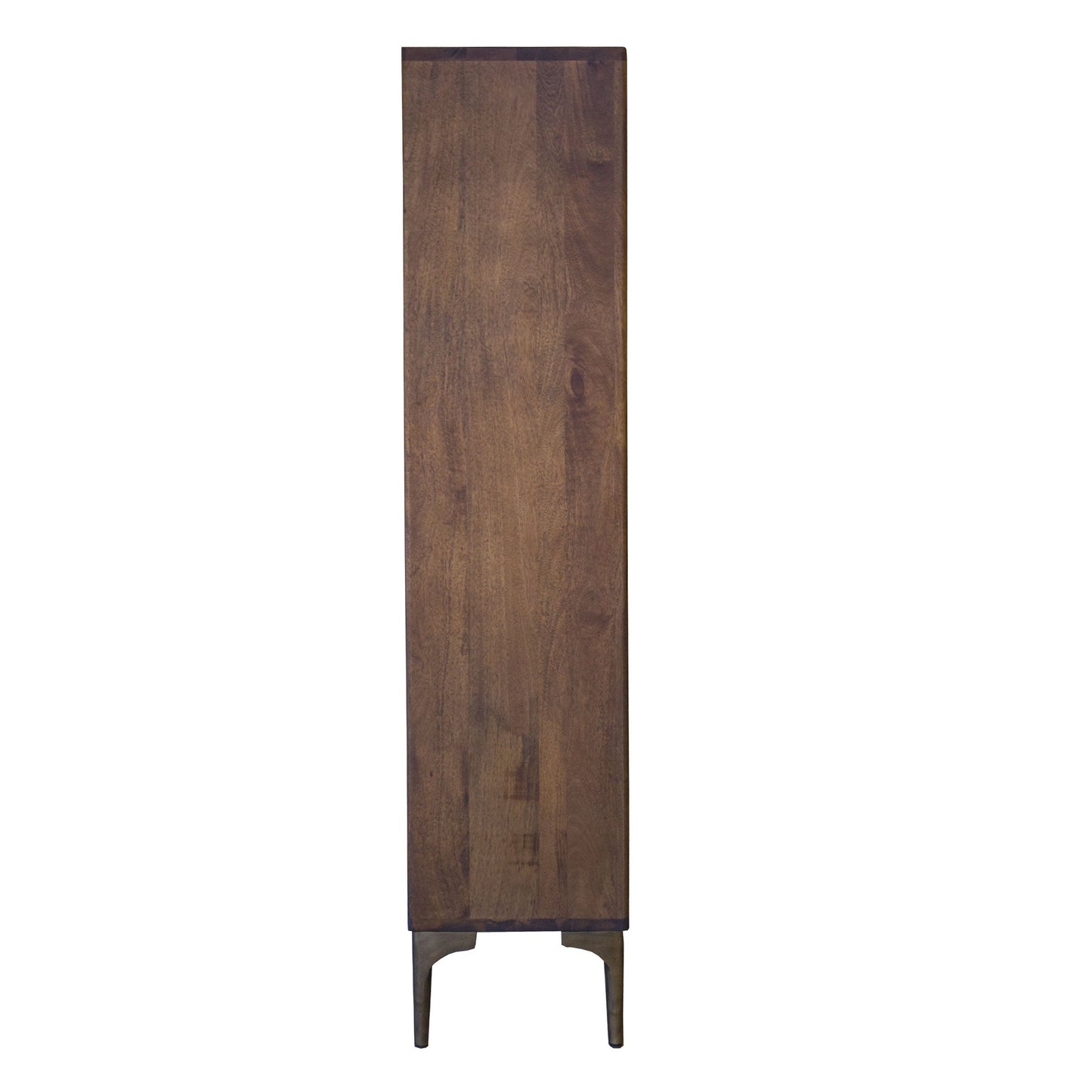 34" Two-Tone Mango Wood Bookshelf