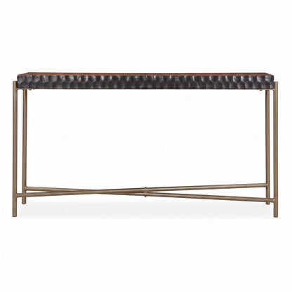 16" Two Tone Mango Console Table