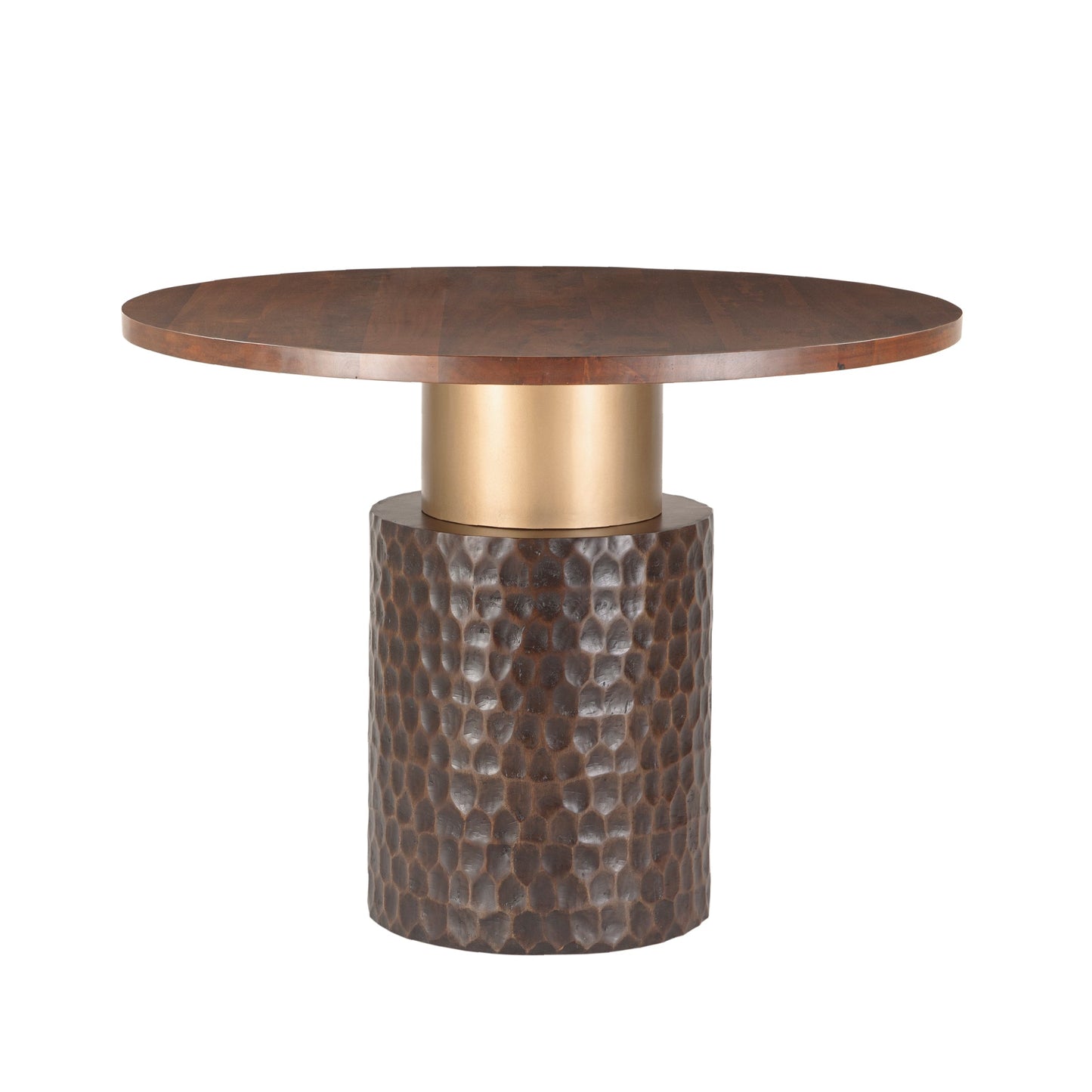 48" Two-Tone Mango Wood Gathering Table