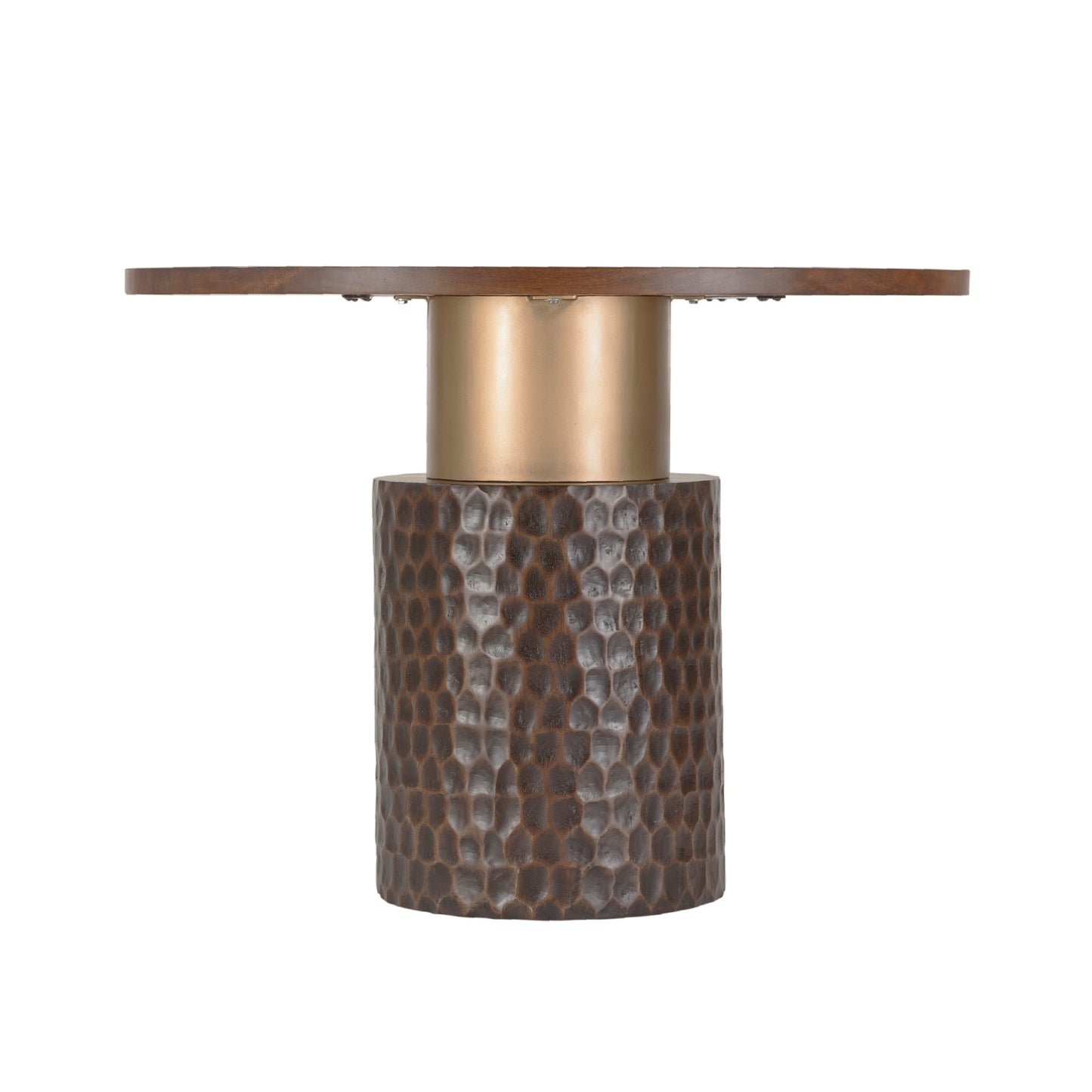 48" Two-Tone Mango Wood Gathering Table