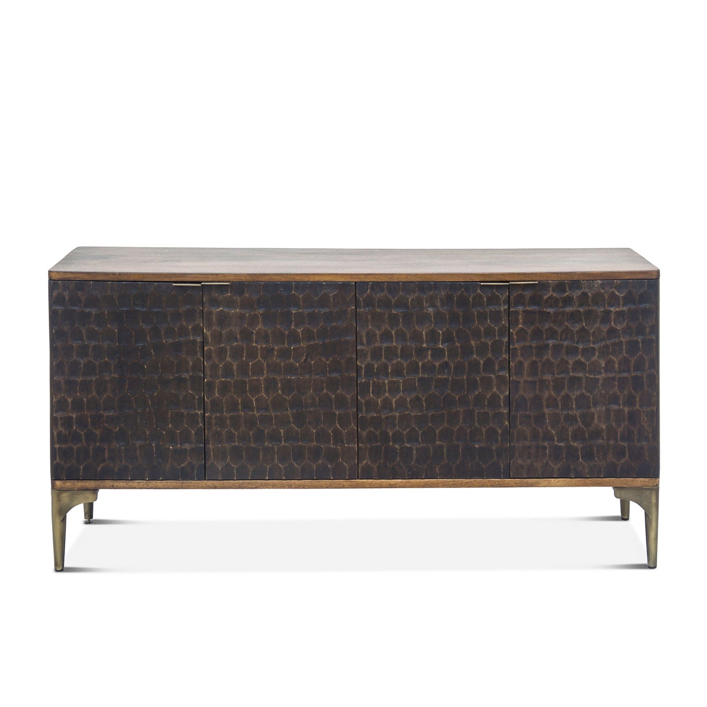 66" Two-Tone Mango Wood Sideboard