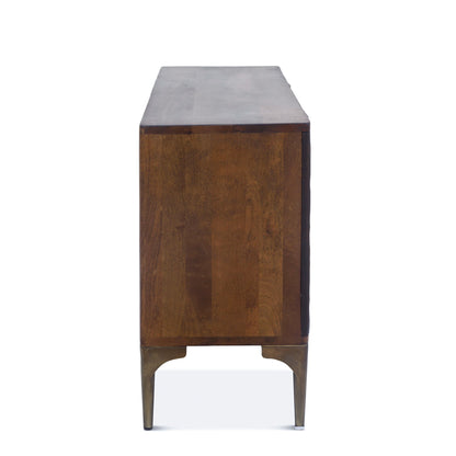66" Two-Tone Mango Wood Sideboard
