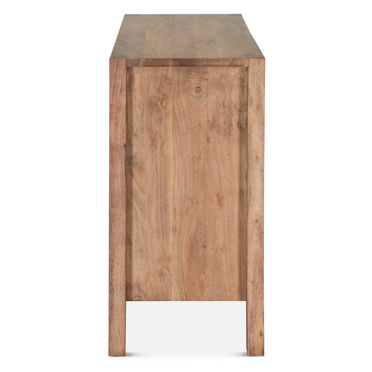60" Brushed Acacia Wood Dresser