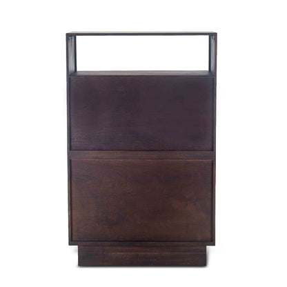 34" Raw Walnut Wood Chest