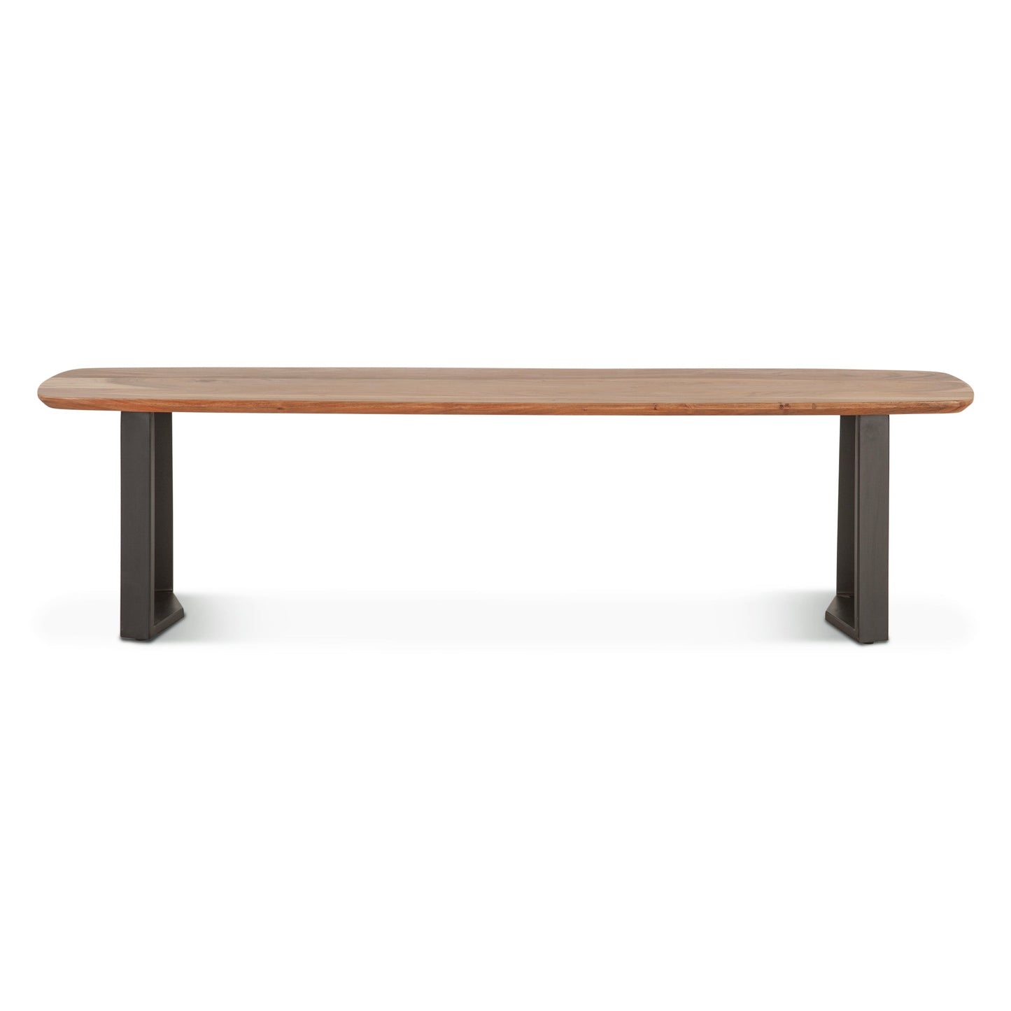 68" Smoked Acacia Bench