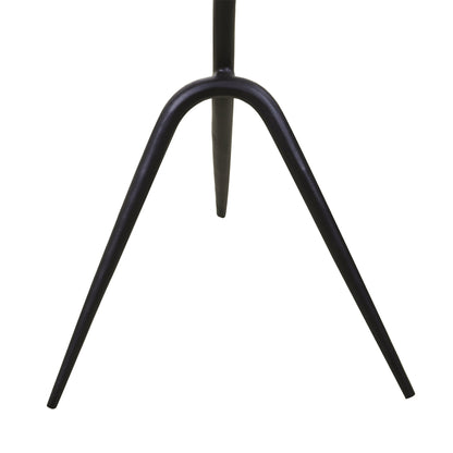 18" Alaska White Marble Accent Table