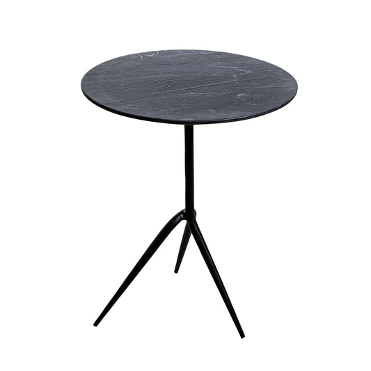 18" Lava Marble Accent Table