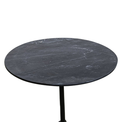 18" Lava Marble Accent Table