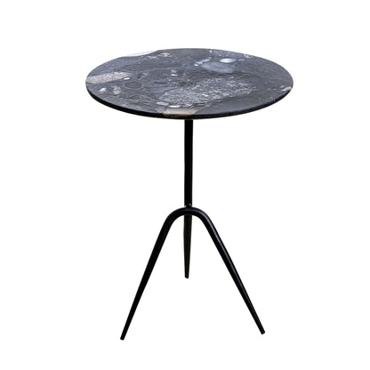 18" Norigo Marble Accent Table