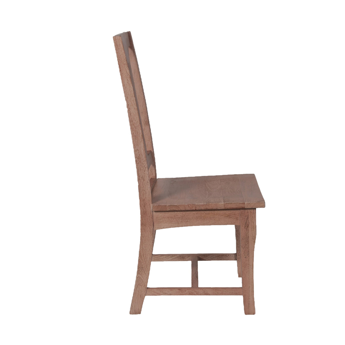19" Antique Oak Wood Dining Chair