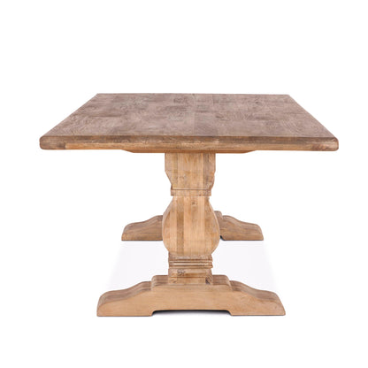 108" Antique Oak Dining Table