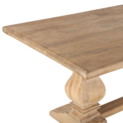 108" Antique Oak Dining Table