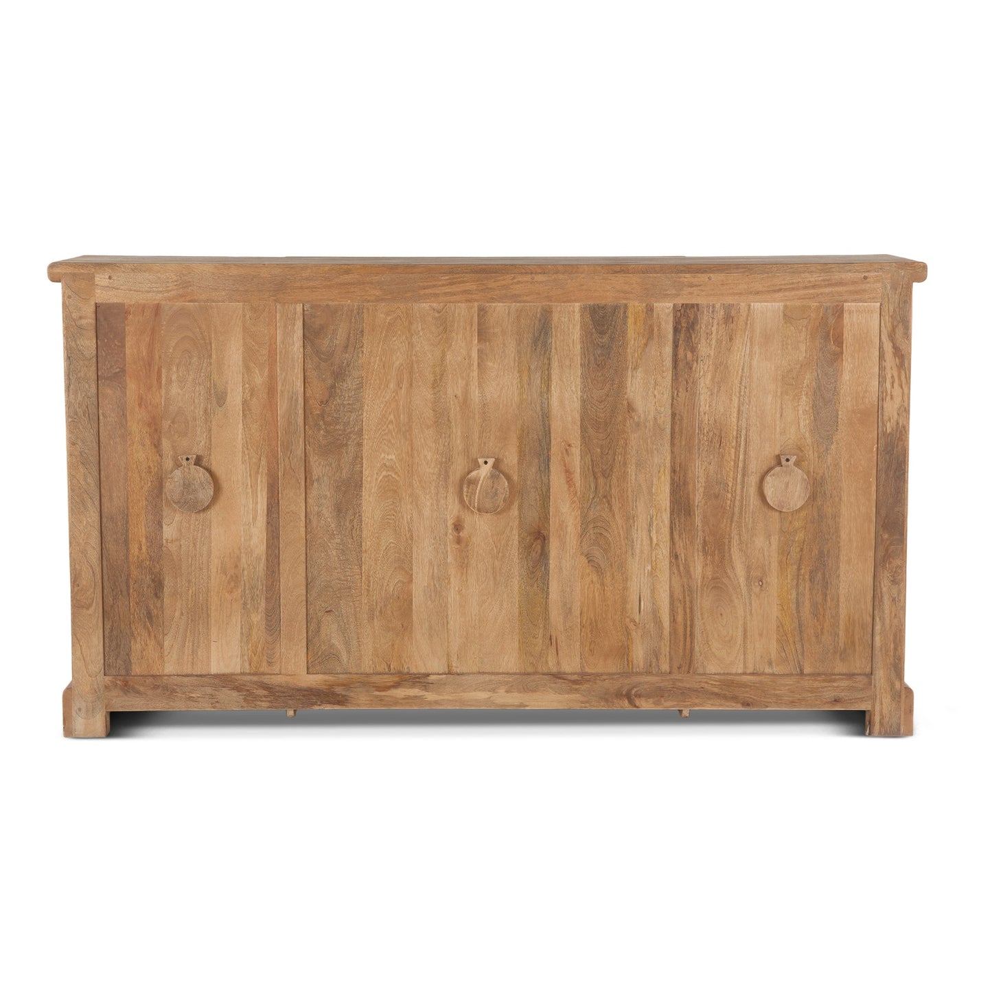 75" Antique Oak Glass Cabinet