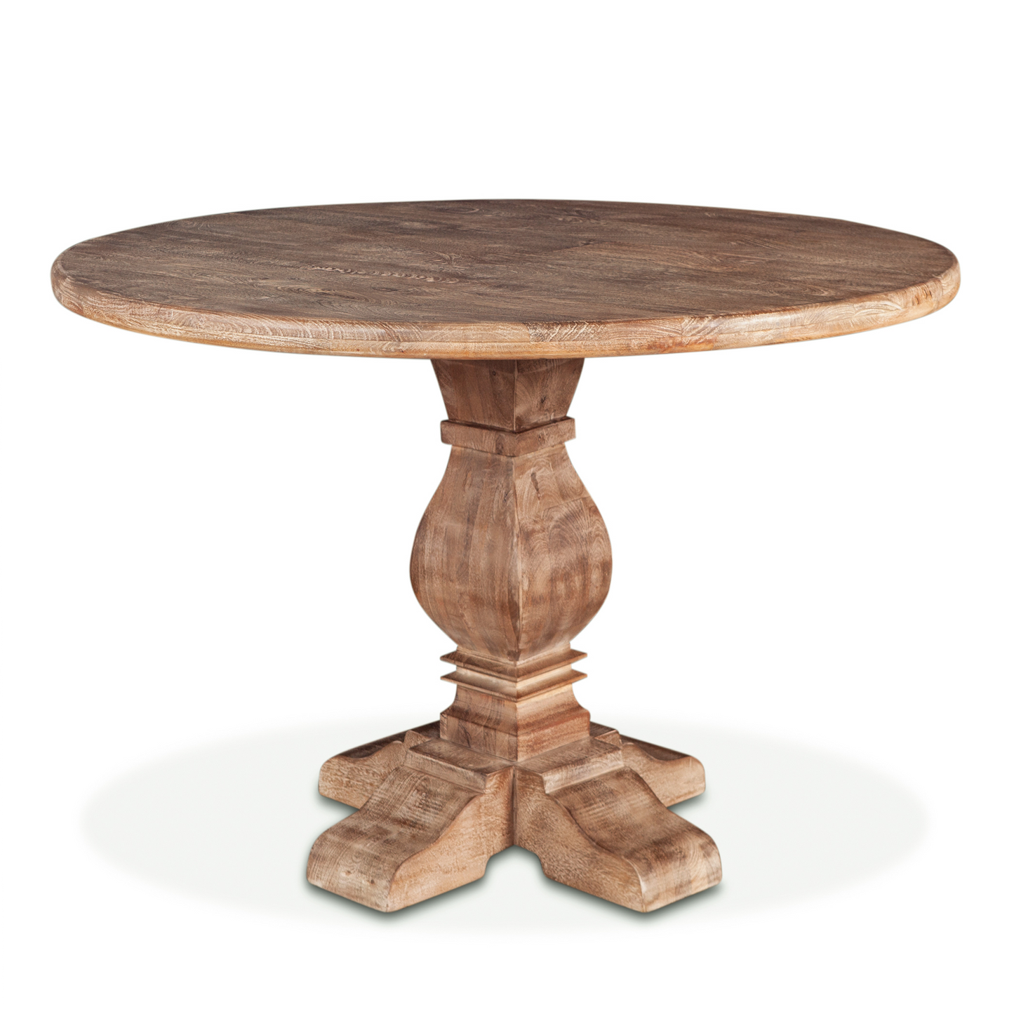 48" Antique Oak Gathering Table