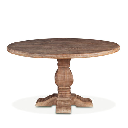 48" Antique Oak Round Dining Table