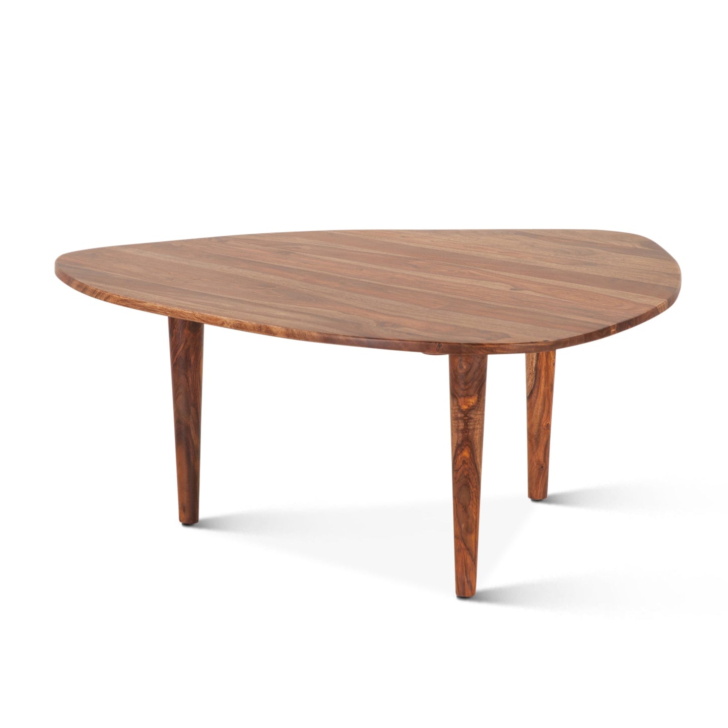 37" Natural Sheesham Wood Coffee Table